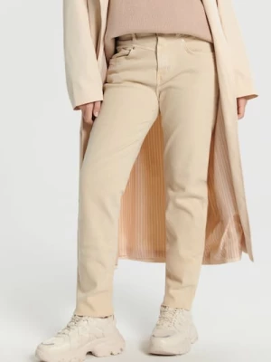Obrázek produktu Sinsay - Džíny high waist straight - krémová