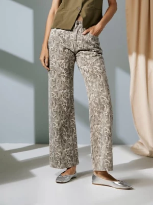 Obrázek produktu Sinsay - Džíny wide leg - béžová