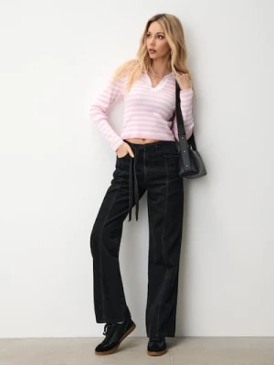 Obrázek produktu Sinsay - Džíny wide leg - černá