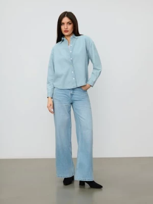 Obrázek produktu Sinsay - Džíny wide leg - modrá