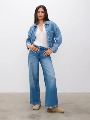 Obrázek produktu Sinsay - Džíny wide leg - modrá