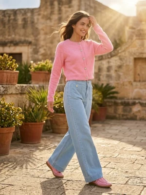 Obrázek produktu Sinsay - Džíny wide leg - modrá