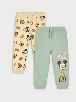 Obrázek produktu Sinsay - Spodnie polarowe jogger 2 pack Mickey Mouse - zielony