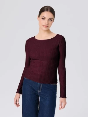 Obrázek produktu Sinsay - Halenka s dlouhými rukávy - burgundy