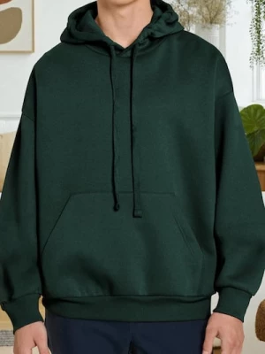 Obrázek produktu Sinsay - Hoodie s komfortním střihem - zelená