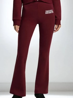 Obrázek produktu Sinsay - Kalhoty flare - burgundy