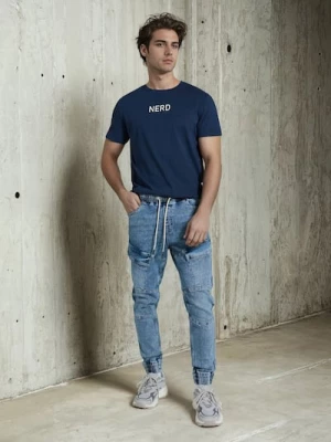 Obrázek produktu Sinsay - Kalhoty Jogger slim fit - námořnická modrá