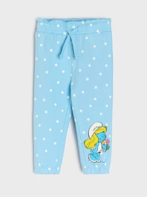 Obrázek produktu Sinsay - Kalhoty joggers The Smurfs - světle modrá