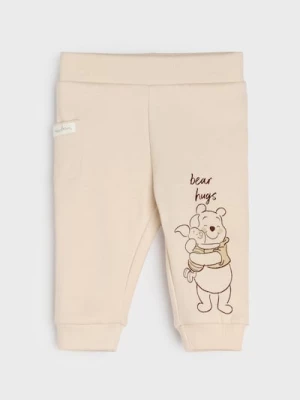 Obrázek produktu Sinsay - Kalhoty s fleecovou podšívkou Winnie the Pooh - béžová