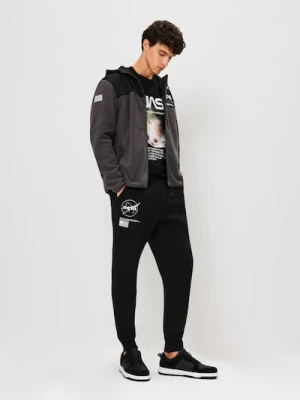 Obrázek produktu Sinsay - Kalhoty tapered fit NASA - černá