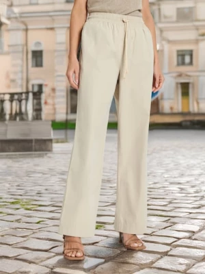 Obrázek produktu Sinsay - Kalhoty wide leg - béžová