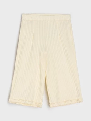 Obrázek produktu Sinsay - Kalhoty wide leg - béžová