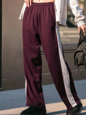 Obrázek produktu Sinsay - Kalhoty wide leg - burgundy