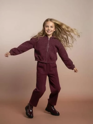 Obrázek produktu Sinsay - Kalhoty wide leg - burgundy