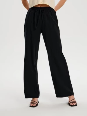 Obrázek produktu Sinsay - Kalhoty wide leg - černá