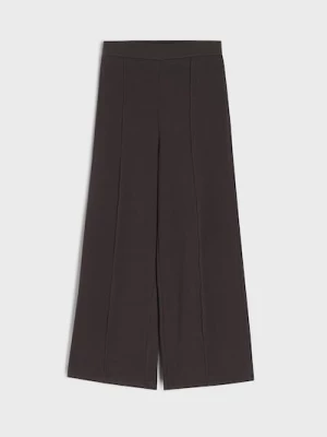 Obrázek produktu Sinsay - Kalhoty wide leg - hnědá