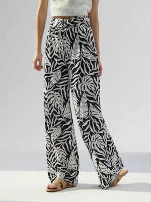 Obrázek produktu Sinsay - Kalhoty wide leg - vícebarevná