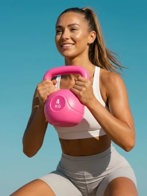 Obrázek produktu Sinsay - Kettlebell 4 kg - sytě růžová