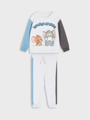 Obrázek produktu Sinsay - Komplet: bluza i spodnie Tom and Jerry - szary