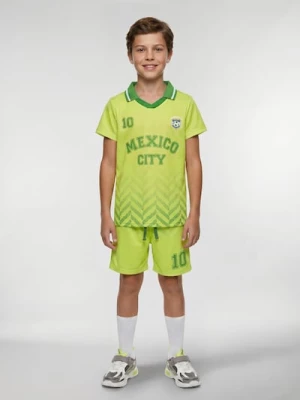 Obrázek produktu Sinsay - Komplet sportowy Active szybkoschnący z nadrukiem Mexico City - zielony