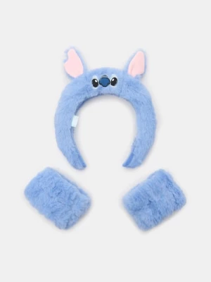 Obrázek produktu Sinsay - Kosmetická čelenka a pásky na zápěstí Stitch - modrá