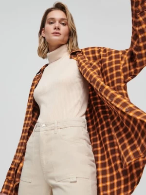 Obrázek produktu Sinsay - Kostkovaná košile oversized - vícebarevná