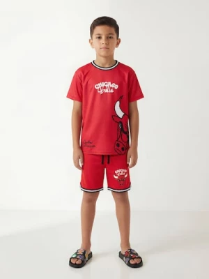Obrázek produktu Sinsay - Koszulka sportowa z nadrukiem Chicago Bulls NBA - czerwony