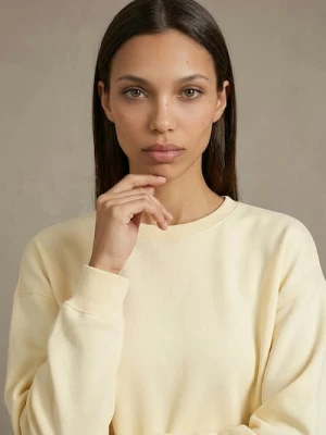 Obrázek produktu Sinsay - Krátká mikina crewneck - žlutá