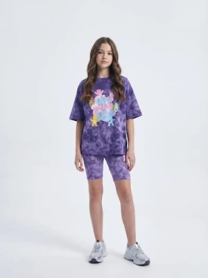 Obrázek produktu Sinsay - Krátké legíny s efektem tie dye Care Bears - fialová