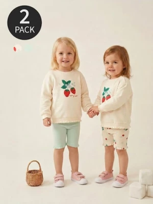 Obrázek produktu Sinsay - Krátké legíny s volánky 2 pack - krémová