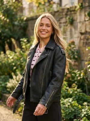 Obrázek produktu Sinsay - Křivák z imitace kůže s páskem - tmavě hnědá