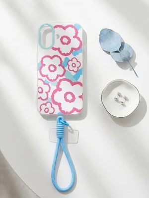 Obrázek produktu Sinsay - Kryt na iPhone 13/14/15/16/17 s květinovým motivem a držákem - vícebarevná