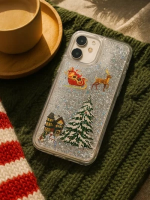 Obrázek produktu Sinsay - Kryt na iPhone 13/14 s vánočním motivem - vícebarevná