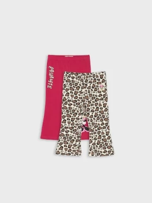 Obrázek produktu Sinsay - Legíny flare s potiskem 2 pack Minnie Mouse - růžová