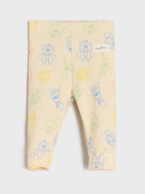 Obrázek produktu Sinsay - Legíny Mickey Mouse - krémová