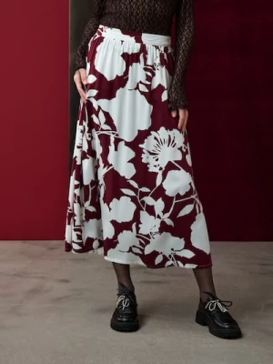 Obrázek produktu Sinsay - Midi sukně - burgundy