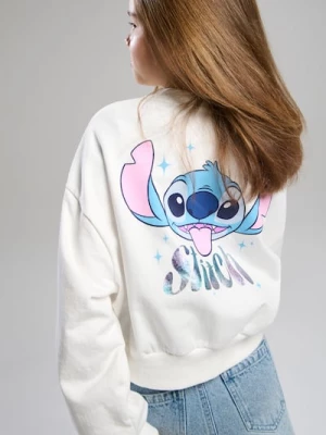 Obrázek produktu Sinsay - Mikina bomber Stitch - krémová