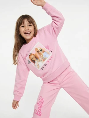 Obrázek produktu Sinsay - Mikina Crewneck s potiskem Barbie - pastelová růžová
