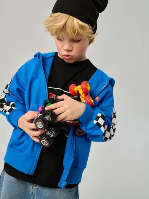 Obrázek produktu Sinsay - Mikina na zip s kapucí Hot Wheels - modrá
