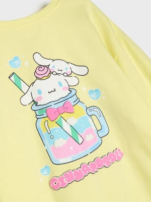 Obrázek produktu Sinsay - Mikina s kulatým výstřihem s potiskem Cinnamoroll - žlutá