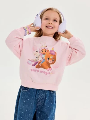 Obrázek produktu Sinsay - Mikina s kulatým výstřihem s potiskem Gabby's Dollhouse - pastelová růžová