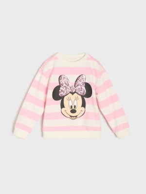 Obrázek produktu Sinsay - Mikina s kulatým výstřihem s potiskem Minnie Mouse - krémová