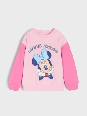 Obrázek produktu Sinsay - Mikina s kulatým výstřihem s potiskem Minnie Mouse - pastelová růžová