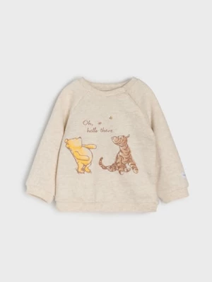 Obrázek produktu Sinsay - Mikina s kulatým výstřihem Winnie the Pooh - krémová