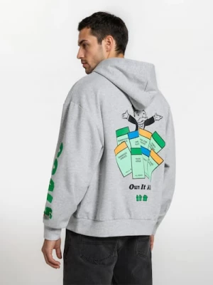 Obrázek produktu Sinsay - Mikina s potiskem Monopoly - šedá
