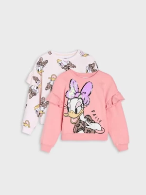 Obrázek produktu Sinsay - Mikina typu crewneck Daisy 2 pack - růžová