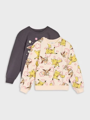 Obrázek produktu Sinsay - Mikina typu crewneck Pokémon 2 pack - šedá