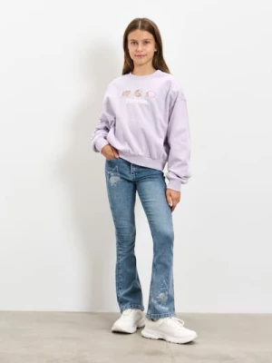 Obrázek produktu Sinsay - Mikina typu crewneck Pusheen the Cat - levandulová