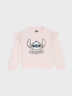 Obrázek produktu Sinsay - Mikina typu crewneck Stitch - pastelová růžová