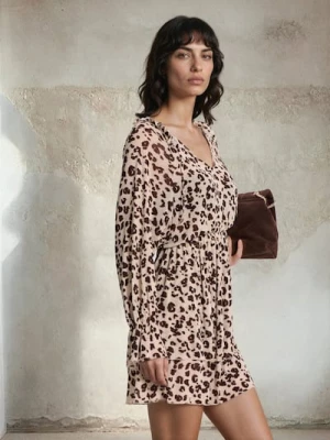 Obrázek produktu Sinsay - Mini šaty s leopardím vzorem - vícebarevná